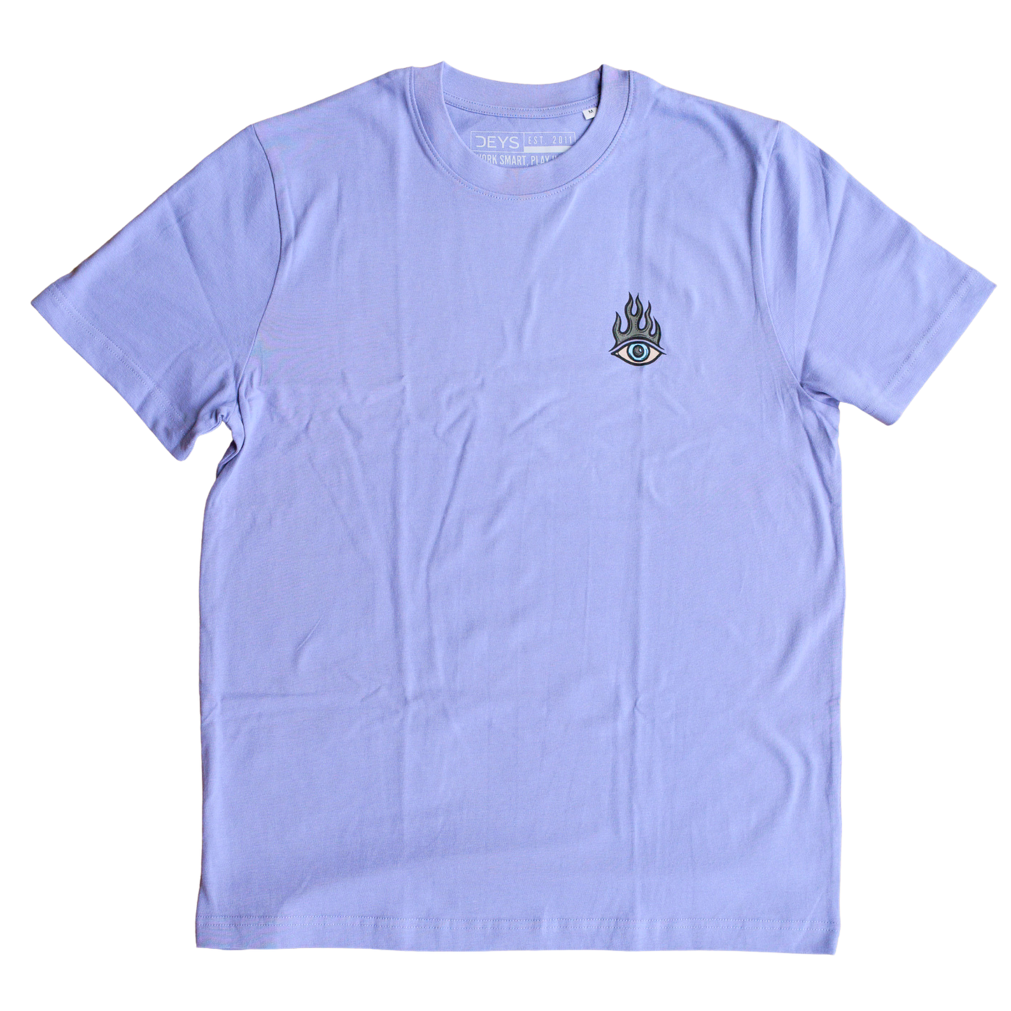 Burning Eye Tee Dusty Violet